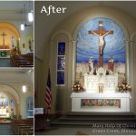 mary help of christians church green creek mural and paint restoration