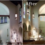 st. luke church belleville paint restoration